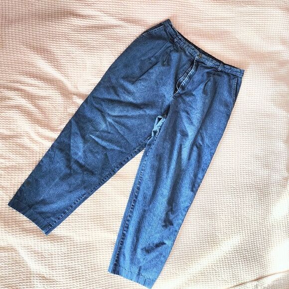 Levi's Vintage Balloon Jeans Pleated Size 18 - Picture 1 of 6